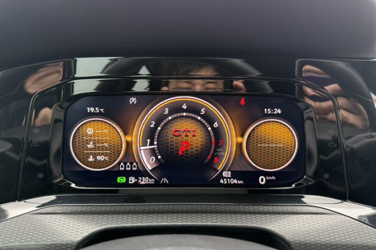 Used Volkswagen Golf GTI 2021 380TSI DSG GTI Odometer Close Up