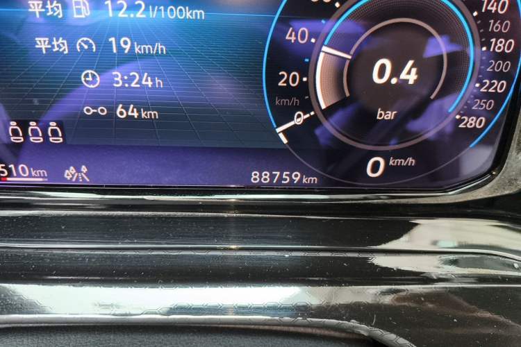 Used Volkswagen Golf GTI 2021 380TSI DSG GTI Odometer Close Up