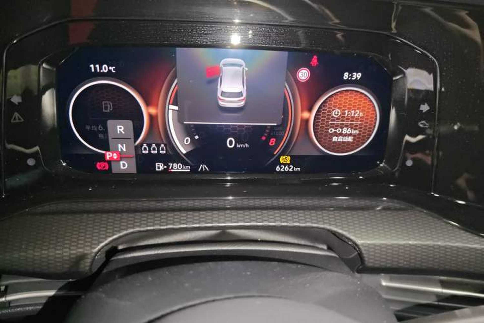 Used Volkswagen Golf GTI 2021 380TSI DSG GTI Odometer Close Up