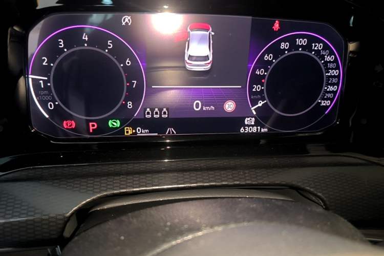 Used Volkswagen Golf GTI 2021 380TSI DSG GTI Odometer Close Up