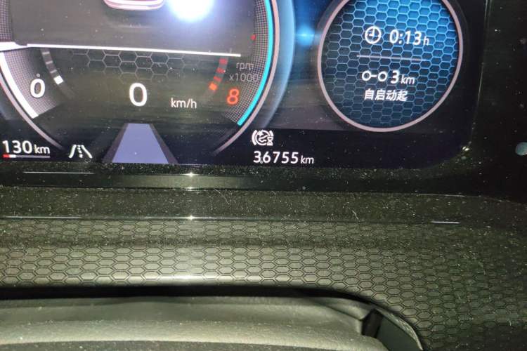 Used Volkswagen Golf GTI 2021 380TSI DSG GTI Odometer Close Up