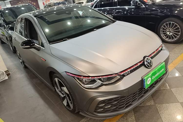 Used Volkswagen Golf GTI 2021 380TSI DSG GTI Front Right 45 Deg