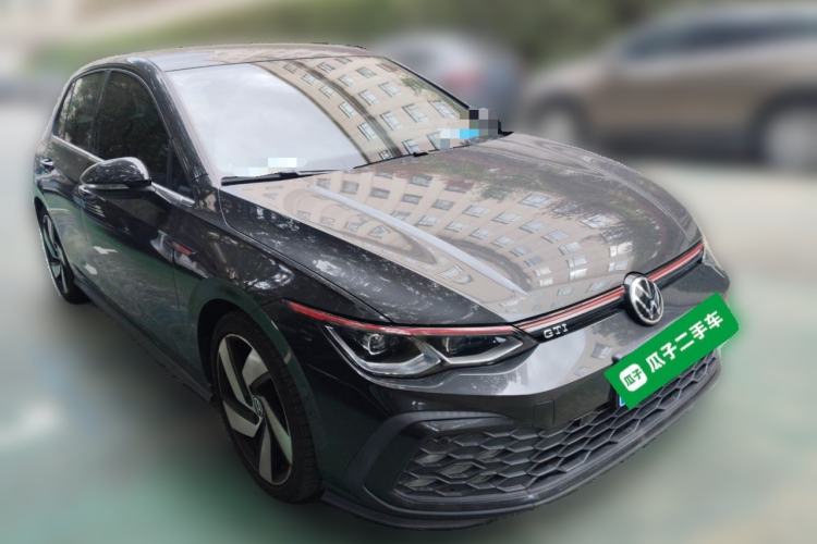Used Volkswagen Golf GTI 2021 380TSI DSG GTI Front Right 45 Deg