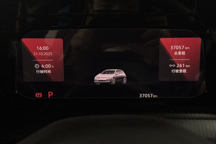 Used Volkswagen Golf GTI 2021 380TSI DSG GTI Odometer Close Up