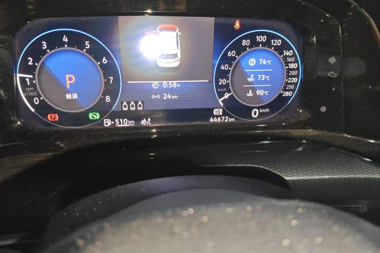 Used Volkswagen Golf GTI 2021 380TSI DSG GTI Odometer Close Up