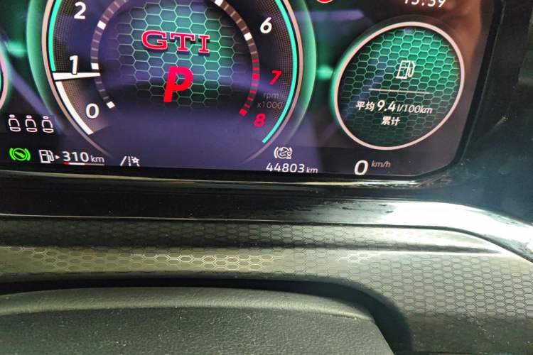 Used Volkswagen Golf GTI 2021 380TSI DSG GTI Odometer Close Up
