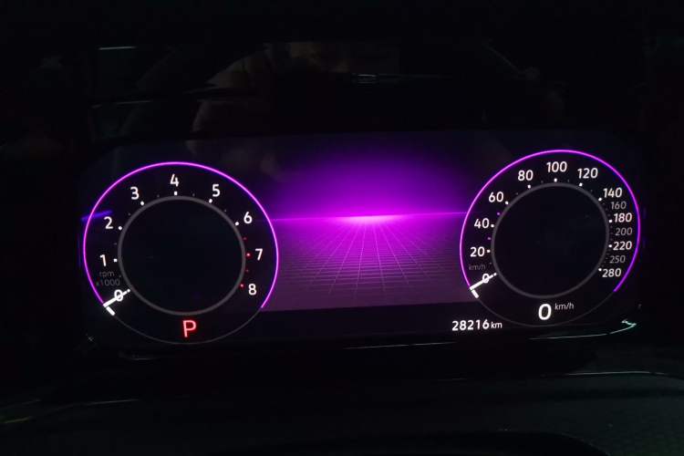 Used Volkswagen Golf GTI 2021 380TSI DSG GTI Odometer Close Up