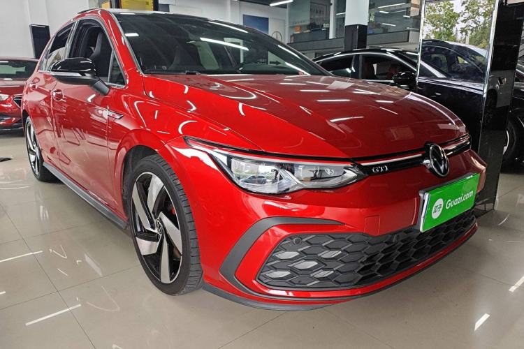 Used Volkswagen Golf GTI 2021 380TSI DSG GTI Front Right 45 Deg