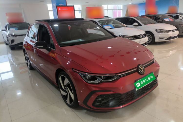 Used Volkswagen Golf GTI 2021 380TSI DSG GTI Front Right 45 Deg