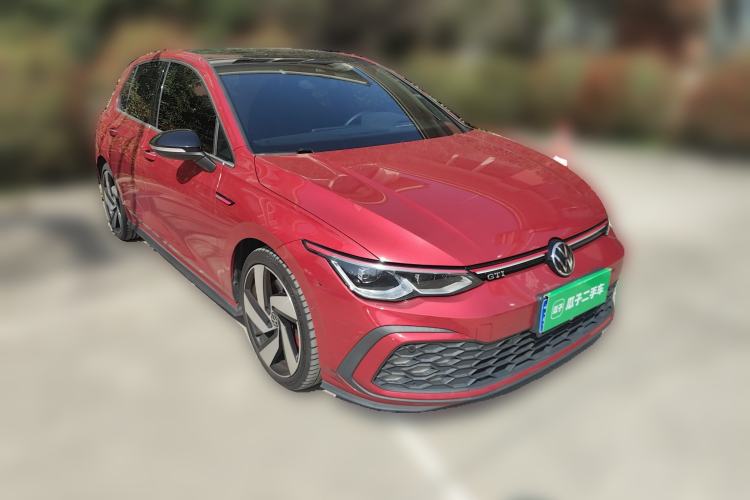 Used Volkswagen Golf GTI 2021 380TSI DSG GTI Front Right 45 Deg