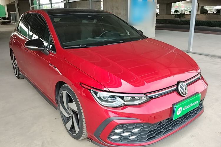 Used Volkswagen Golf GTI 2021 380TSI DSG GTI Front Right 45 Deg