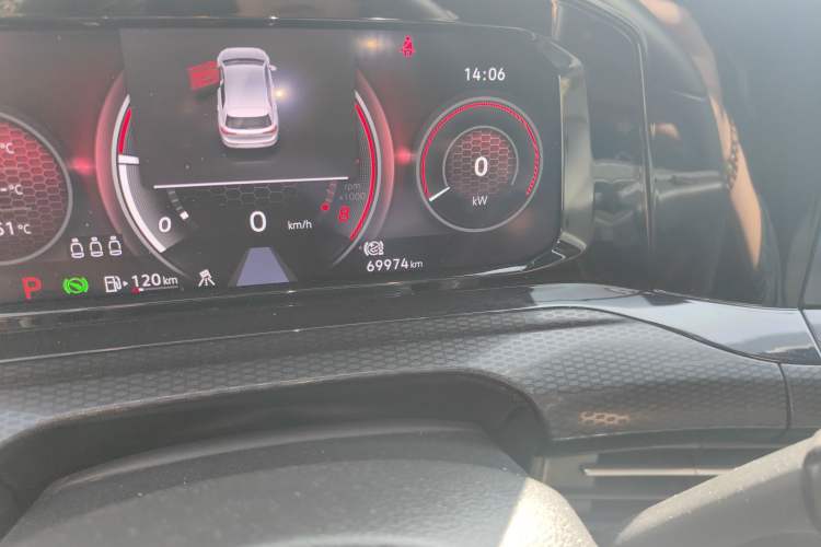Used Volkswagen Golf GTI 2021 380TSI DSG GTI Odometer Close Up