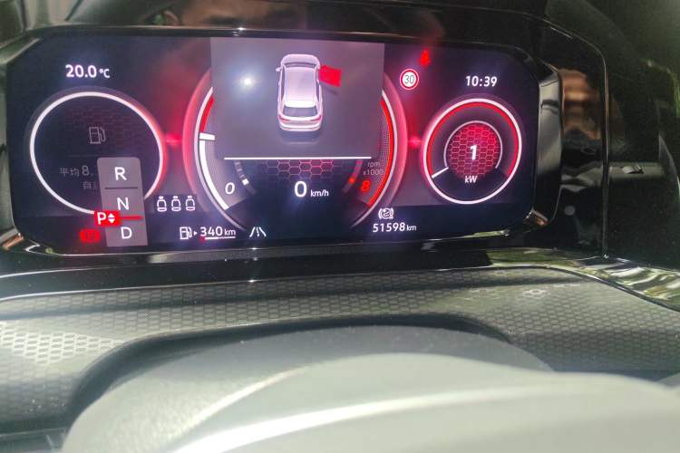 Used Volkswagen Golf GTI 2021 380TSI DSG GTI Odometer Close Up