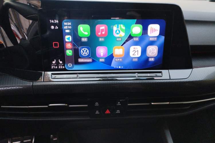 Used Volkswagen Golf GTI 2021 380TSI DSG GTI Audio And AC Panel