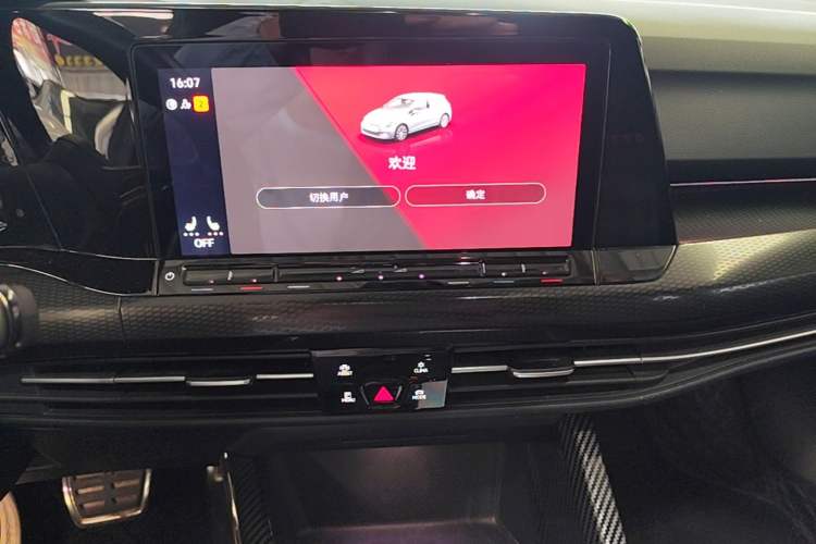 Used Volkswagen Golf GTI 2021 380TSI DSG GTI Audio And AC Panel