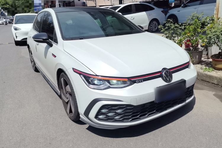 Used Volkswagen Golf GTI 2021 380TSI DSG GTI Front Right 45 Deg