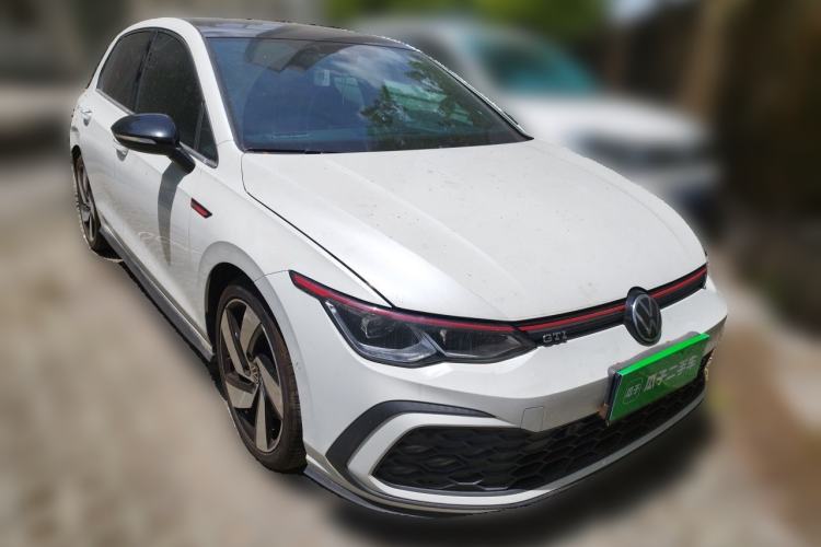 Used Volkswagen Golf GTI 2021 380TSI DSG GTI Front Right 45 Deg