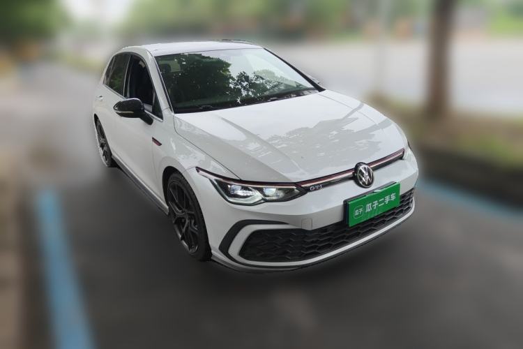 Used Volkswagen Golf GTI 2021 380TSI DSG GTI Front Right 45 Deg