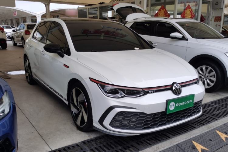 Used Volkswagen Golf GTI 2021 380TSI DSG GTI Front Right 45 Deg