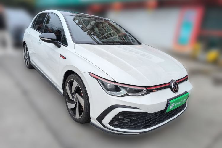 Used Volkswagen Golf GTI 2021 380TSI DSG GTI Front Right 45 Deg