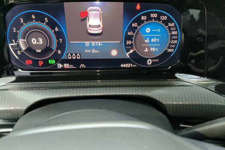 Used Volkswagen Golf GTI 2021 380TSI DSG GTI Odometer Close Up