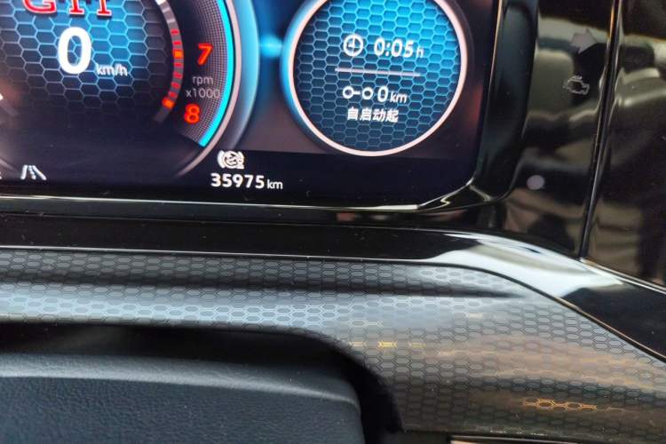 Used Volkswagen Golf GTI 2021 380TSI DSG GTI Odometer Close Up
