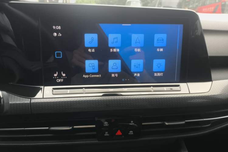 Used Volkswagen Golf GTI 2023 380TSI DSG GTI Audio And AC Panel