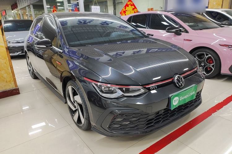 Used Volkswagen Golf GTI 2023 380TSI DSG GTI Front Right 45 Deg