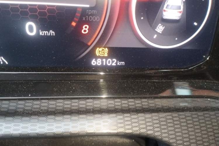 Used Volkswagen Golf GTI 2023 380TSI DSG GTI Odometer Close Up