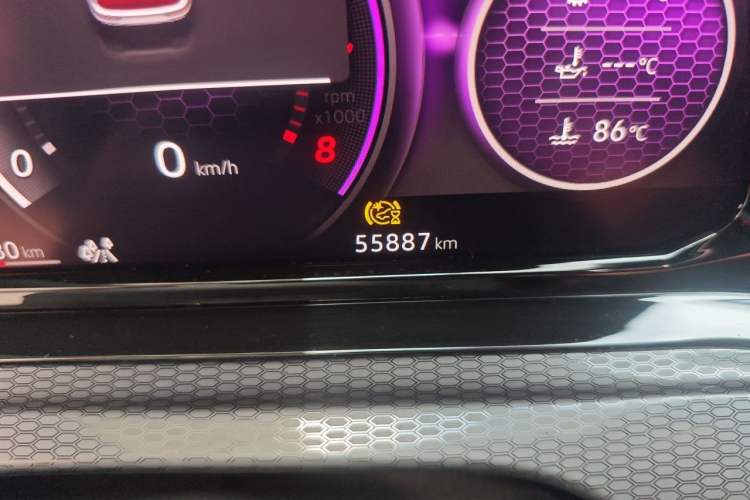 Used Volkswagen Golf GTI 2023 380TSI DSG GTI Odometer Close Up