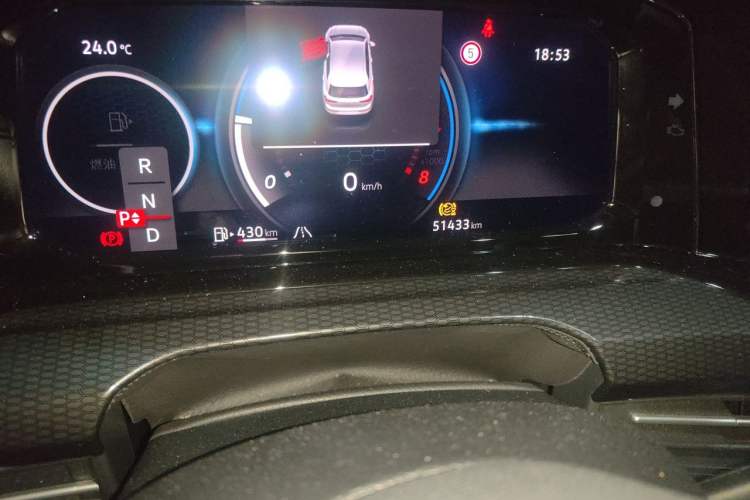 Used Volkswagen Golf GTI 2023 380TSI DSG GTI Odometer Close Up