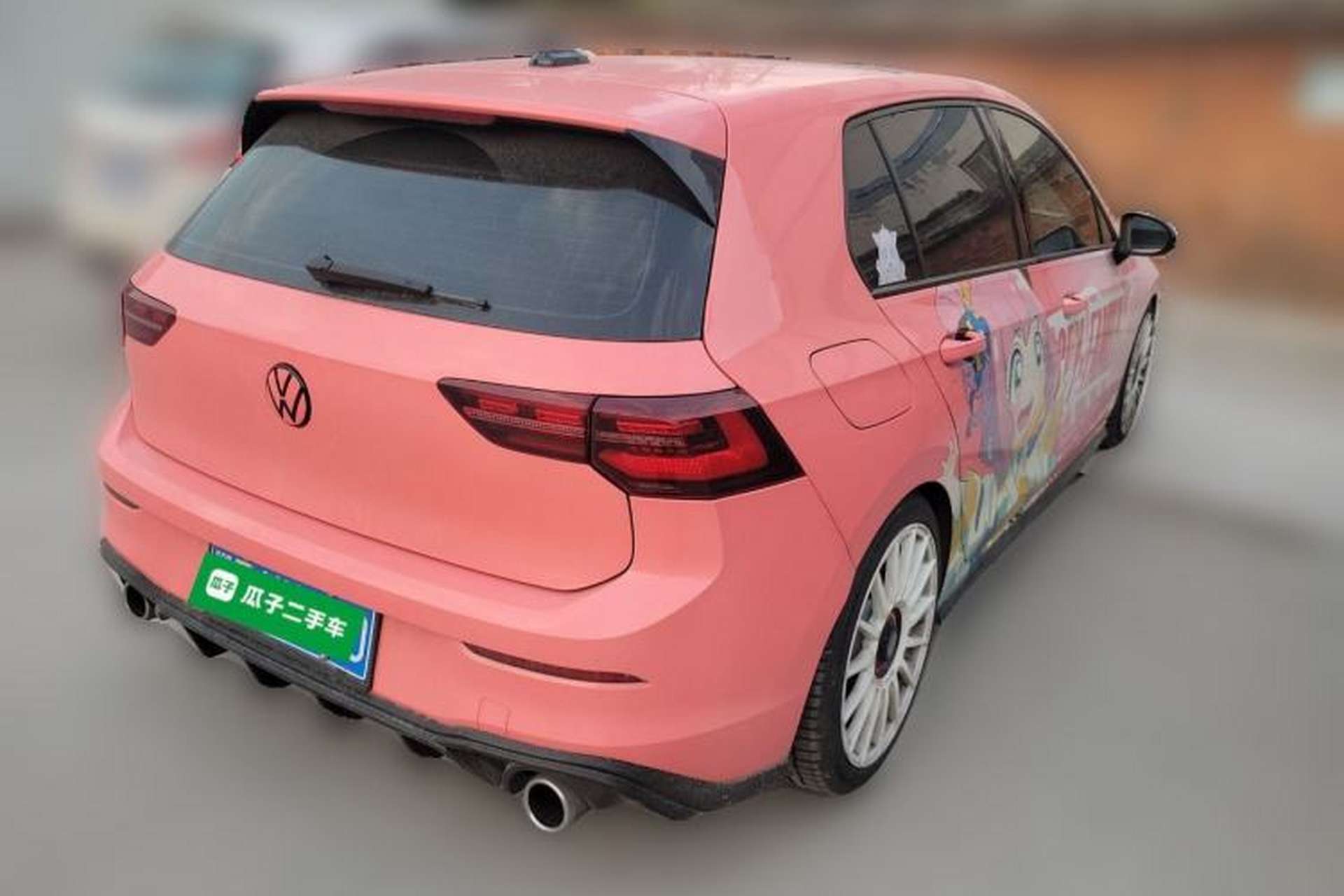 Used Volkswagen Golf GTI 2023 380TSI DSG GTI Rear Right 45 Deg