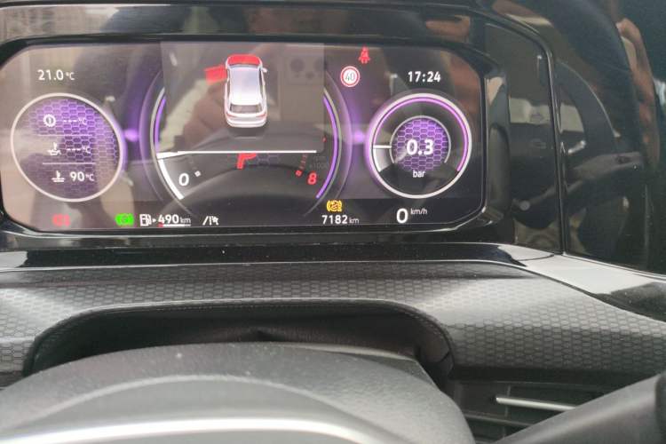 Used Volkswagen Golf GTI 2023 380TSI DSG GTI Odometer Close Up