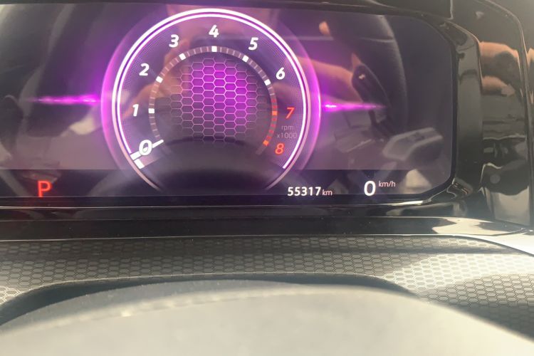 Used Volkswagen Golf GTI 2023 380TSI DSG GTI Odometer Close Up