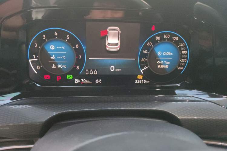 Used Volkswagen Golf GTI 2023 380TSI DSG GTI Odometer Close Up