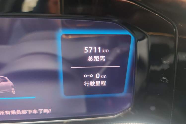 Used Volkswagen Golf GTI 2025 380TSI DSG GTI Odometer Close Up