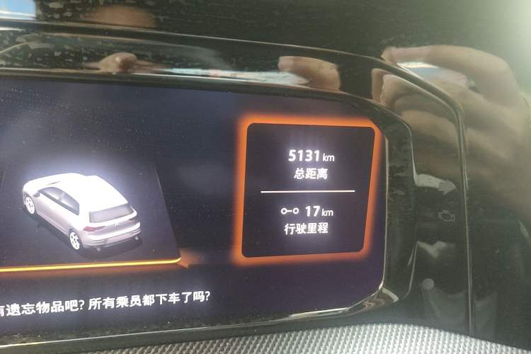 Used Volkswagen Golf GTI 2025 380TSI DSG GTI Odometer Close Up