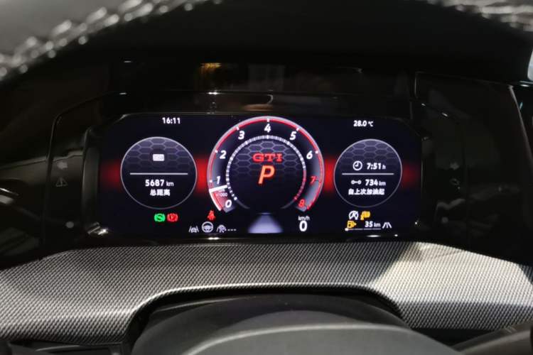 Used Volkswagen Golf GTI 2025 380TSI DSG GTI Instrument Cluster