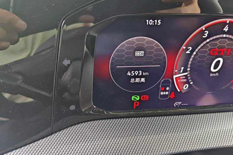 Used Volkswagen Golf GTI 2026 Model 380TSI DSG GTI Odometer Close Up