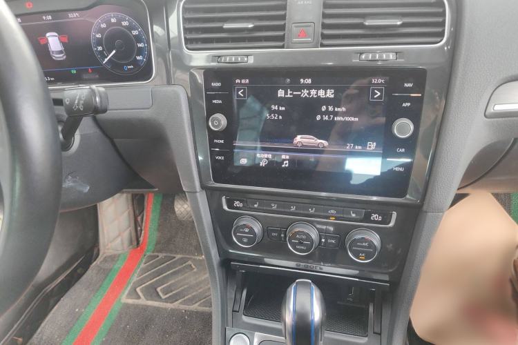 Used Volkswagen Golf New Energy 2018 e-Golf Audio And AC Panel