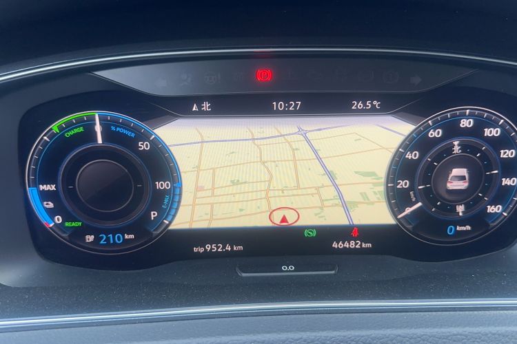 Used Volkswagen Golf New Energy 2018 e-Golf Odometer Close Up