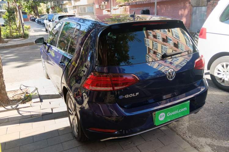 Used Volkswagen Golf New Energy 2018 e-Golf Rear Left 45 Deg