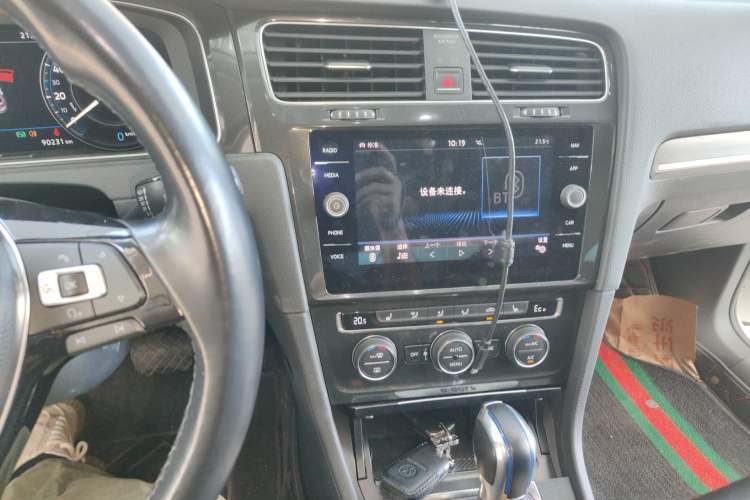 Used Volkswagen Golf New Energy 2018 e-Golf Audio And AC Panel