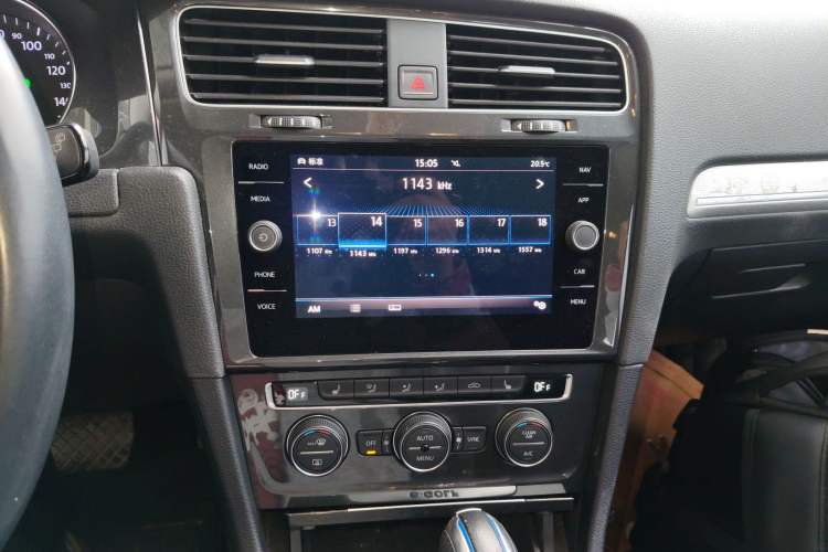 Used Volkswagen Golf Pure Electric 2020 Chariot Pro Audio And AC Panel