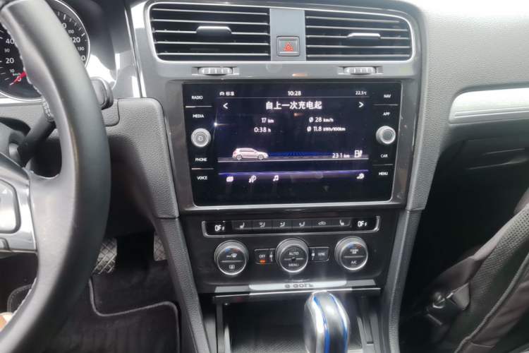 Used Volkswagen Golf Pure Electric 2020 Chariot Pro Audio And AC Panel