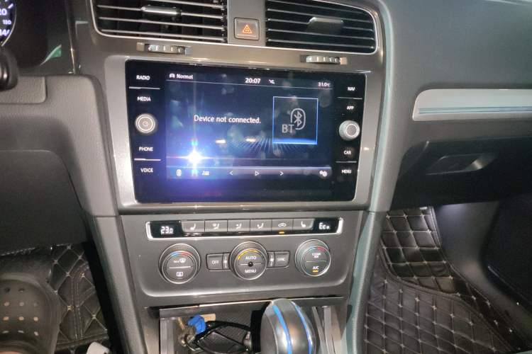 Used Volkswagen Golf Pure Electric 2020 Chariot Pro Audio And AC Panel