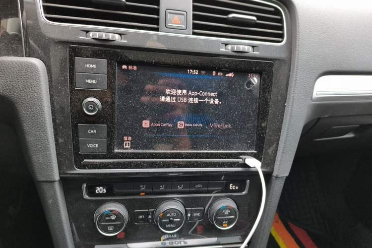 Used Volkswagen Golf Pure Electric 2020 Chari Audio And AC Panel