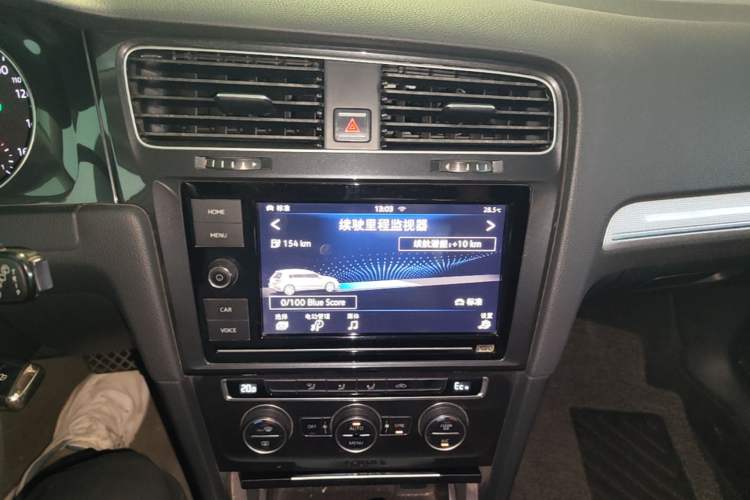 Used Volkswagen Golf Pure Electric 2020 Chari Audio And AC Panel