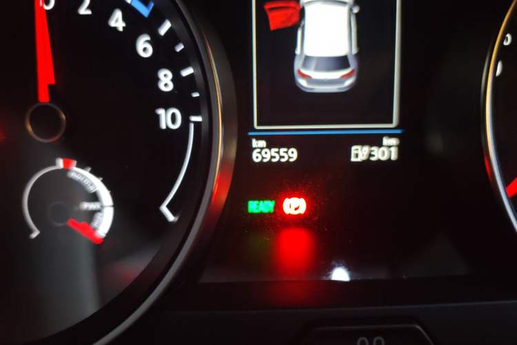 Used Volkswagen Golf Pure Electric 2020 Chari Odometer Close Up