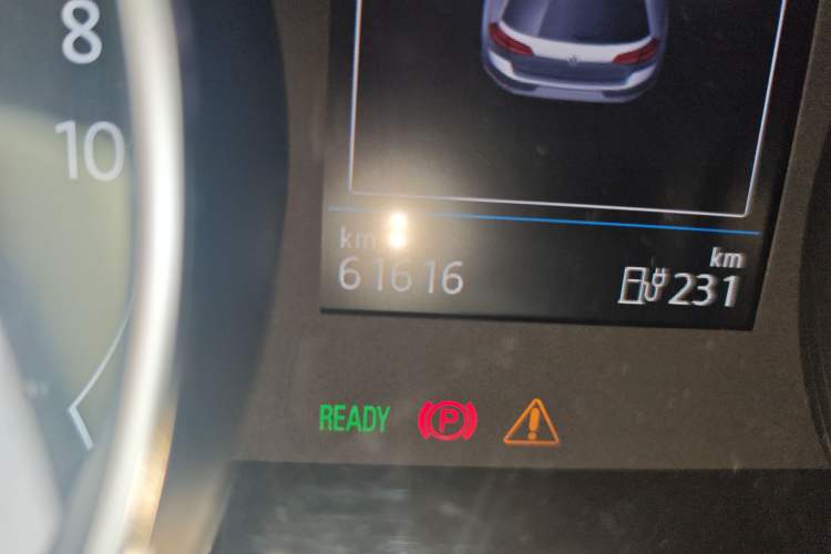 Used Volkswagen Golf Pure Electric 2020 Chari Odometer Close Up